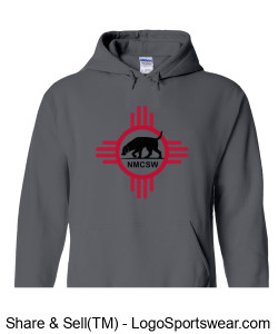 Charcoal Hoodie Design Zoom