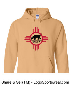 Old Gold Hoodie Design Zoom